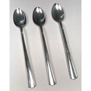 1940s Lot 3 Victor & Co International Silver Silverplate INS233 Iced Tea Spoons
